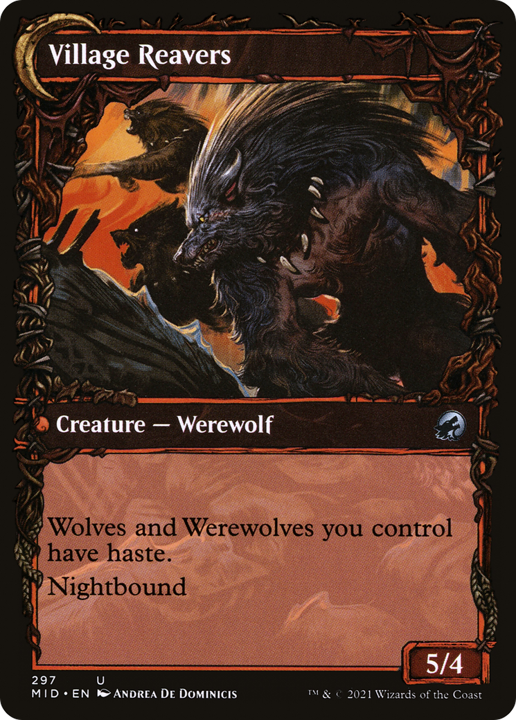Village Watch (MID-297) [Innistrad: Midnight Hunt] (Showcase) MTG Single Wizards of the Coast