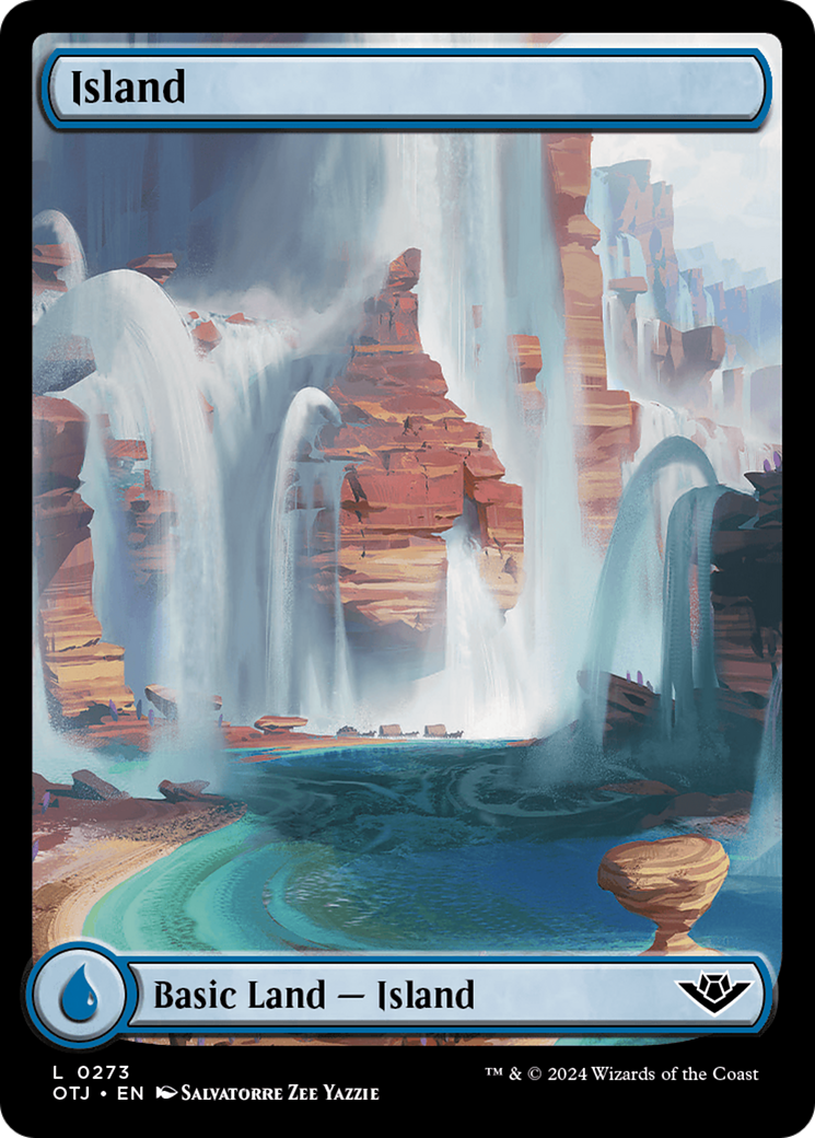 Island (0273) (OTJ-273) [Outlaws of Thunder Junction] Foil MTG Single Wizards of the Coast