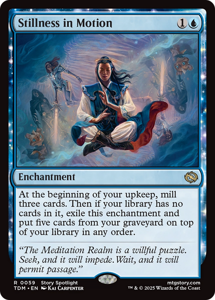 Stillness in Motion (TDM-059) [Tarkir: Dragonstorm] Foil MTG Single Wizards of the Coast