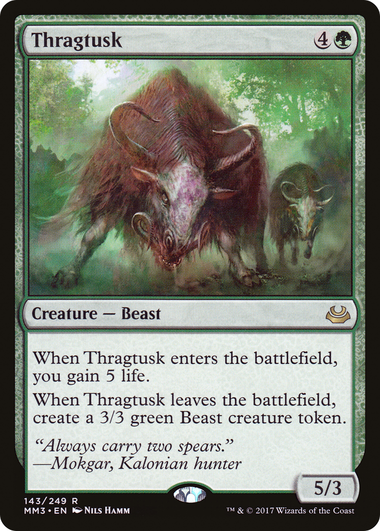 Thragtusk (MM3-143) [Modern Masters 2017] Foil MTG Single Modern Masters 2017