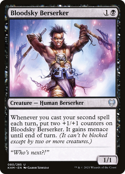 Bloodsky Berserker (KHM-080) [Kaldheim] MTG Single Wizards of the Coast