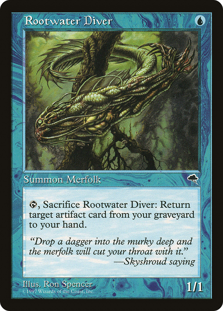 Rootwater Diver (TMP-081) [Tempest] MTG Single Wizards of the Coast