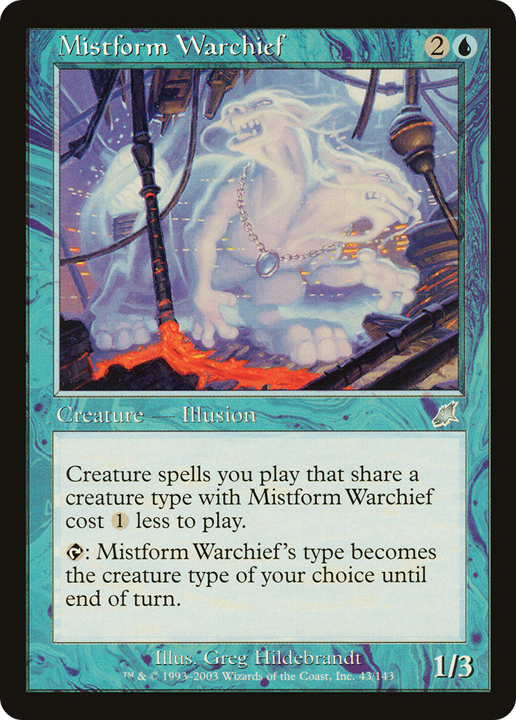 Mistform Warchief (SCG-043) [Scourge] MTG Single Wizards of the Coast