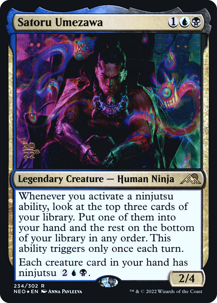 Satoru Umezawa (PRE-234) [Kamigawa: Neon Dynasty Promos] Foil MTG Single Wizards of the Coast