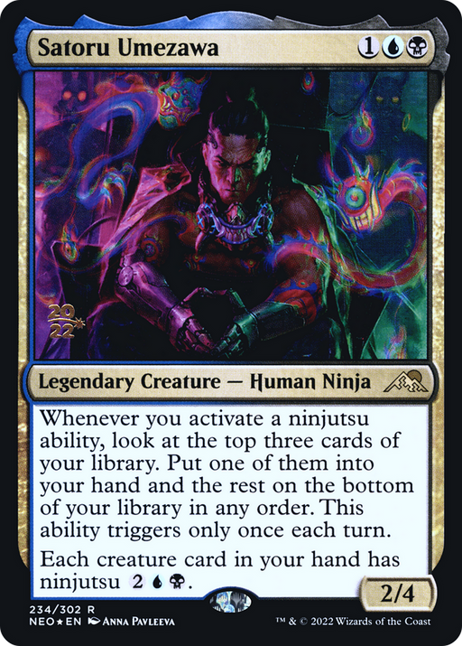 Satoru Umezawa (PRE-234) [Kamigawa: Neon Dynasty Promos] Foil MTG Single Wizards of the Coast