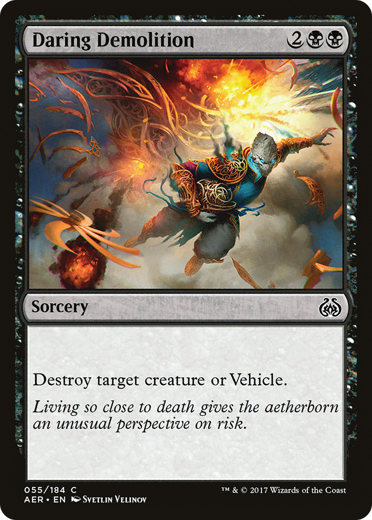 Daring Demolition (AER-055) [Aether Revolt] MTG Single Wizards of the Coast