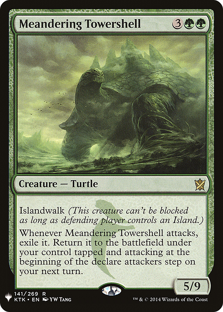 Meandering Towershell (LIST-KTK-141) [Mystery Booster] The List MTG Single Wizards of the Coast