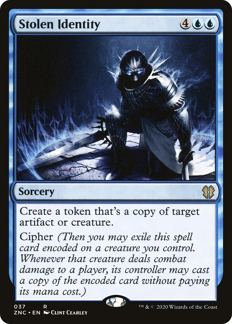 Stolen Identity (ZNC-037) [Zendikar Rising Commander] MTG Single Wizards of the Coast