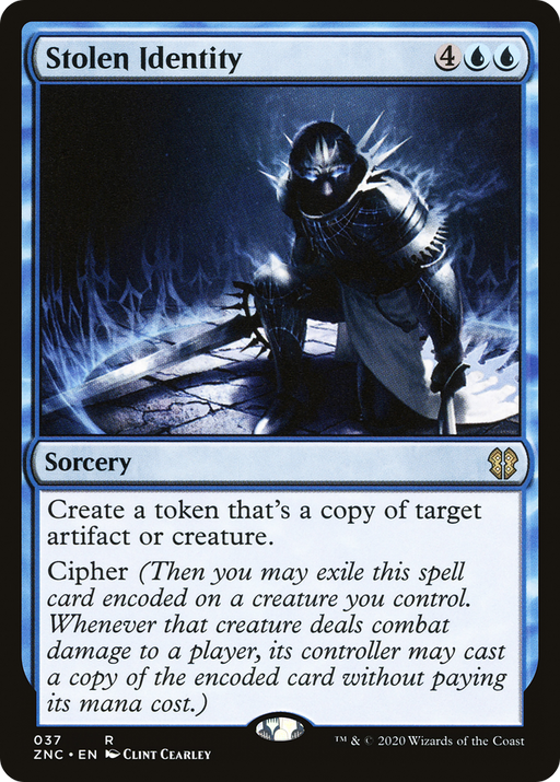 Stolen Identity (ZNC-037) [Zendikar Rising Commander] MTG Single Wizards of the Coast