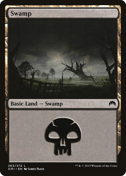 Swamp (ORI-263) [Magic Origins] Foil MTG Single Wizards of the Coast
