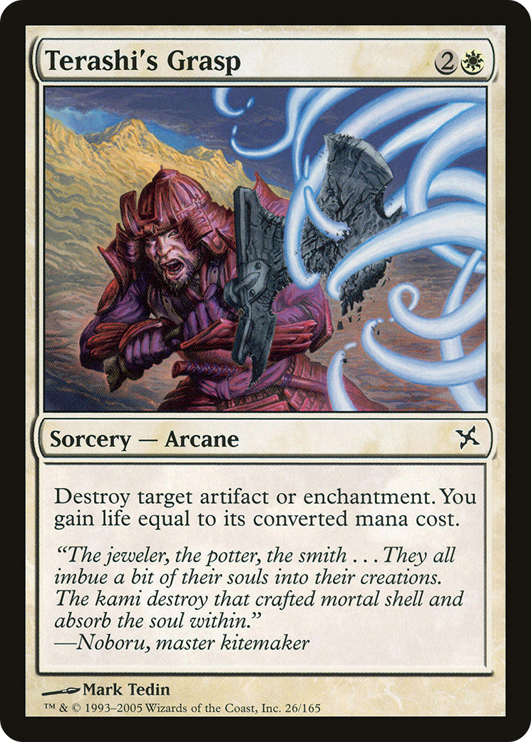 Terashi's Grasp (BOK-026) [Betrayers of Kamigawa] Foil MTG Single Wizards of the Coast