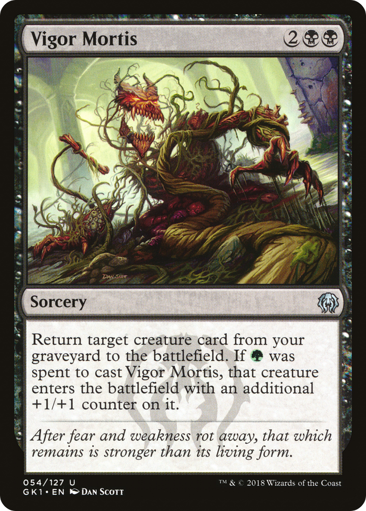 Vigor Mortis (GR1-054) [Misc] GRN Guild Kit MTG Single Wizards of the Coast