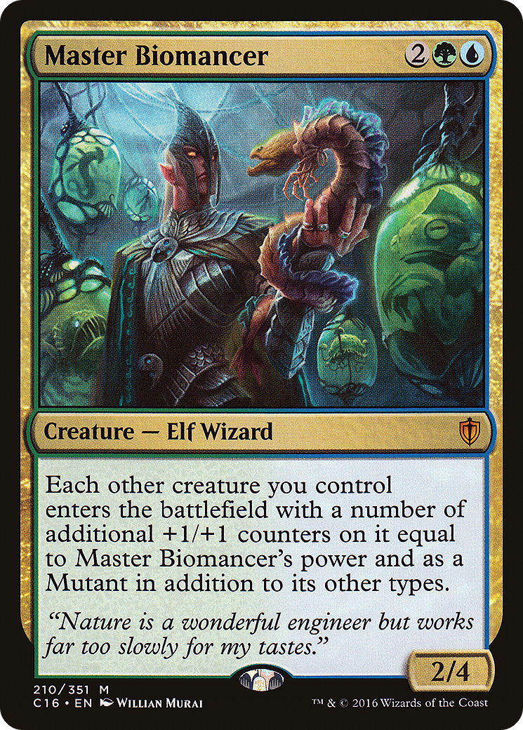 Master Biomancer (C16-210) [Commander 2016] MTG Single Wizards of the Coast