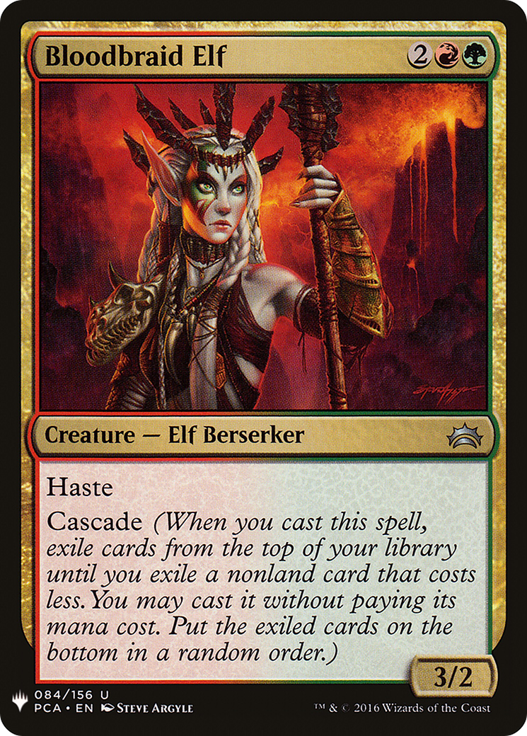 Bloodbraid Elf (LIST-PCA-84) [Mystery Booster] The List MTG Single Wizards of the Coast