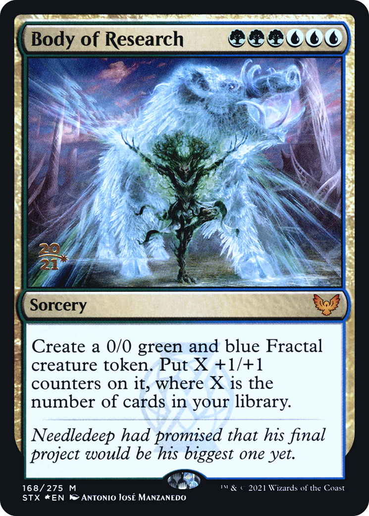 Body of Research (PRE-168) [Strixhaven: School of Mages Promos] Foil MTG Single Wizards of the Coast