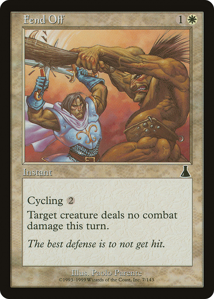 Fend Off (UDS-007) [Urza's Destiny] MTG Single Wizards of the Coast