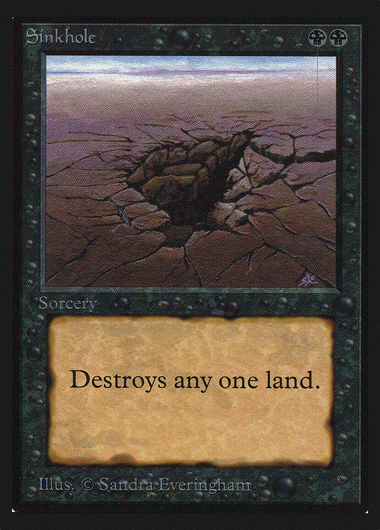Sinkhole (IED-130) [Intl. Collectors' Edition] MTG Single Wizards of the Coast