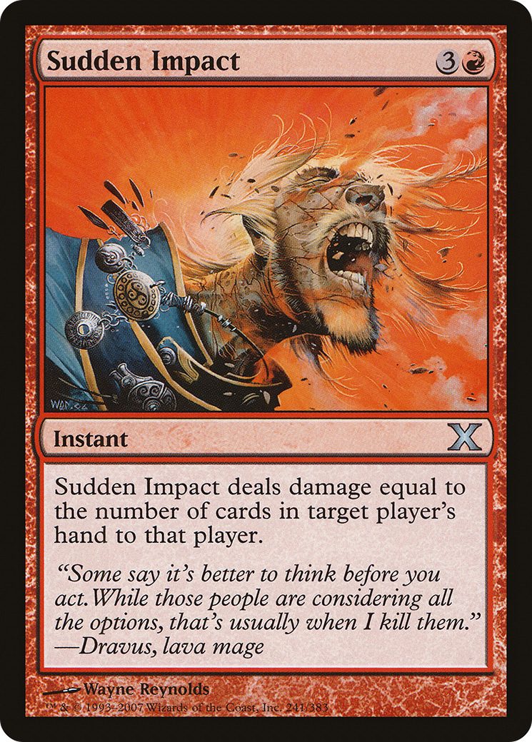 Sudden Impact (10E-241) [Tenth Edition] MTG Single Wizards of the Coast