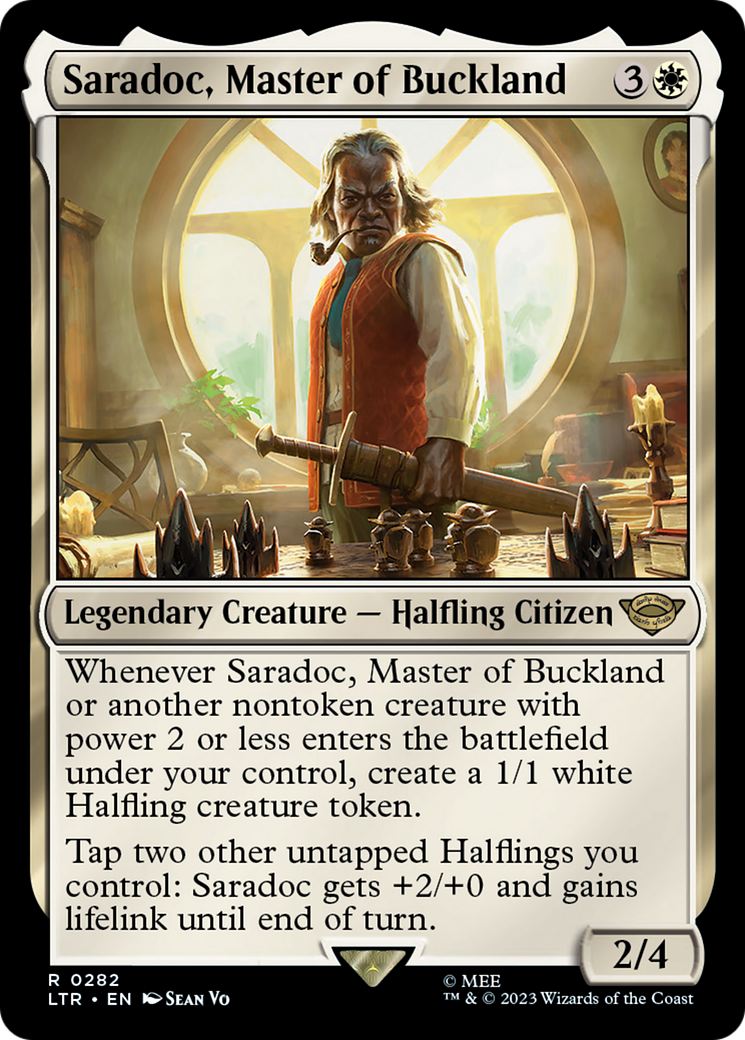 Saradoc, Master of Buckland (LTR-282) [The Lord of the Rings: Tales of Middle-earth] MTG Single Wizards of the Coast