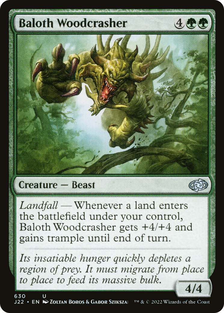 Baloth Woodcrasher (J22-630) [Jumpstart 2022] MTG Single Wizards of the Coast