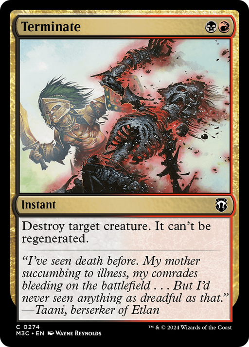 Terminate (M3C-274) [Modern Horizons 3 Commander] MTG Single Wizards of the Coast