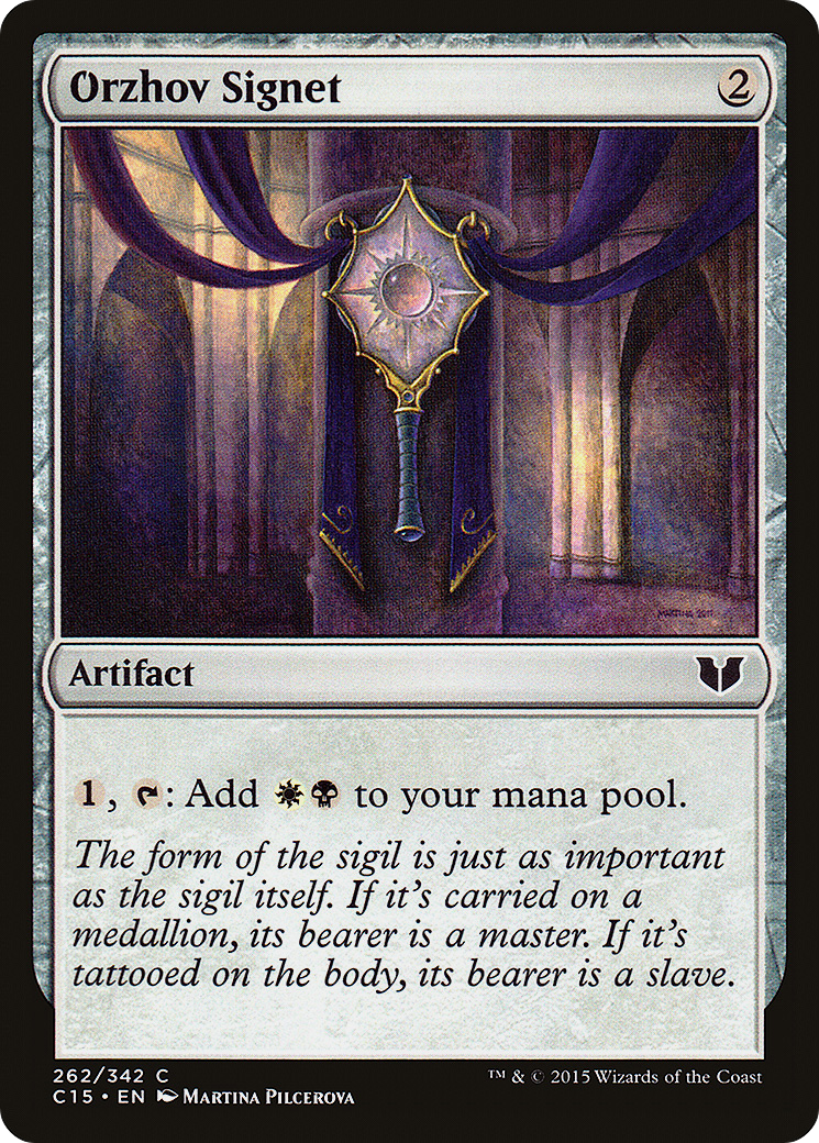 Orzhov Signet (C15-262) [Commander 2015] MTG Single Wizards of the Coast