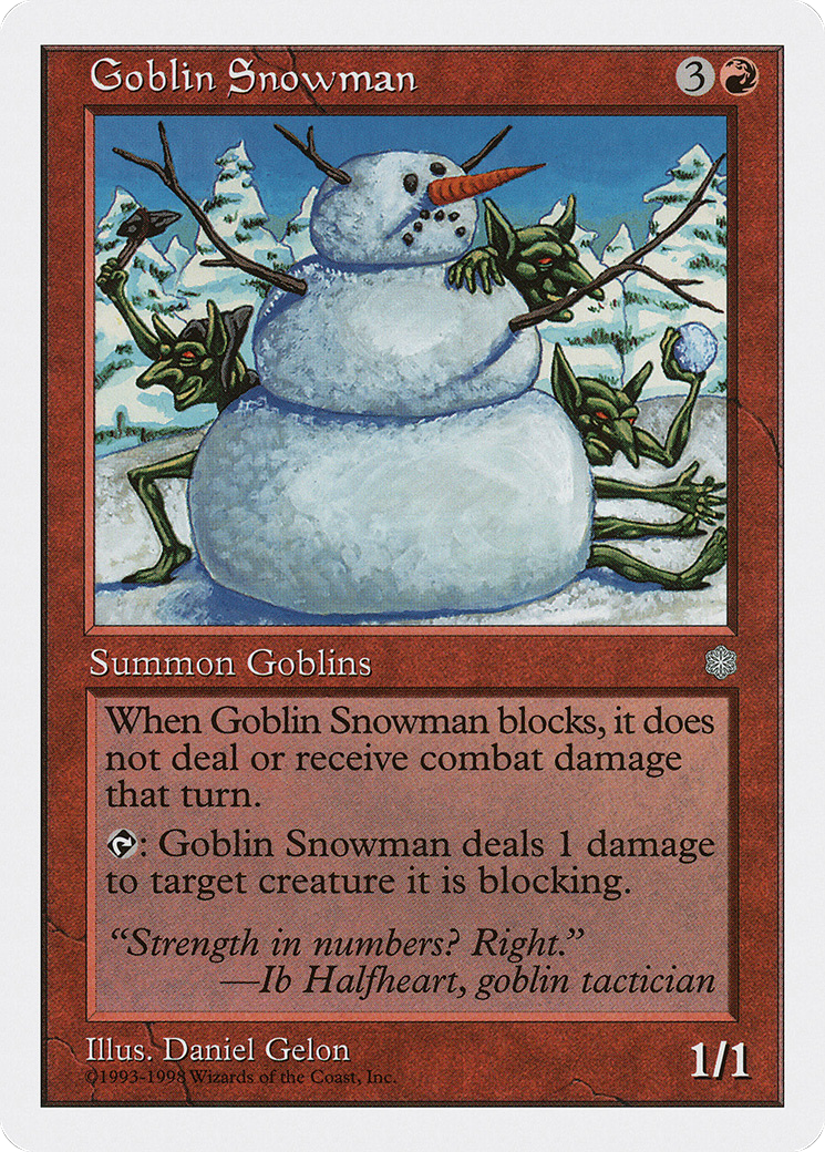 Goblin Snowman (ATH-039) [Anthologies] MTG Single Wizards of the Coast