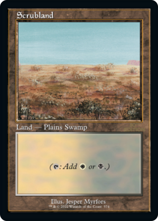 Scrubland (30A-574) [30th Anniversary Edition] MTG Single Wizards of the Coast
