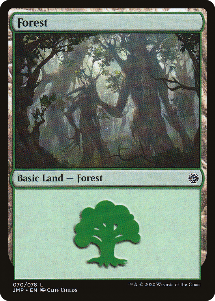 Forest (JMP-070) [Jumpstart] MTG Single Wizards of the Coast