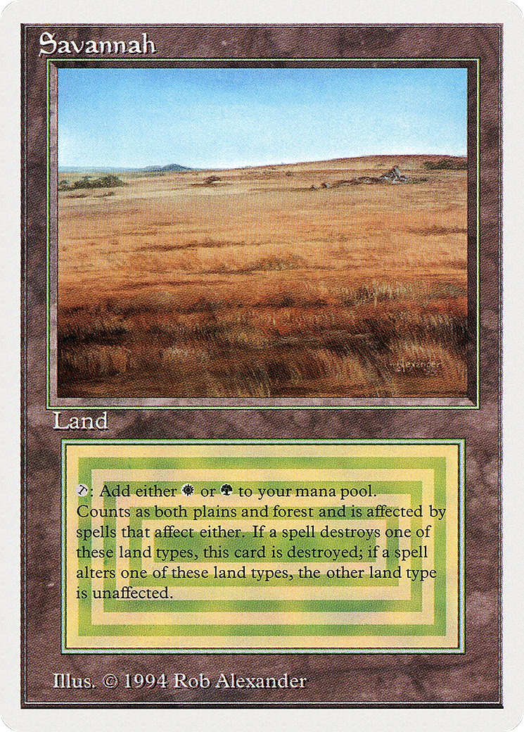 Savannah (SUM-285) [Misc] Summer Magic / Edgar MTG Single Wizards of the Coast