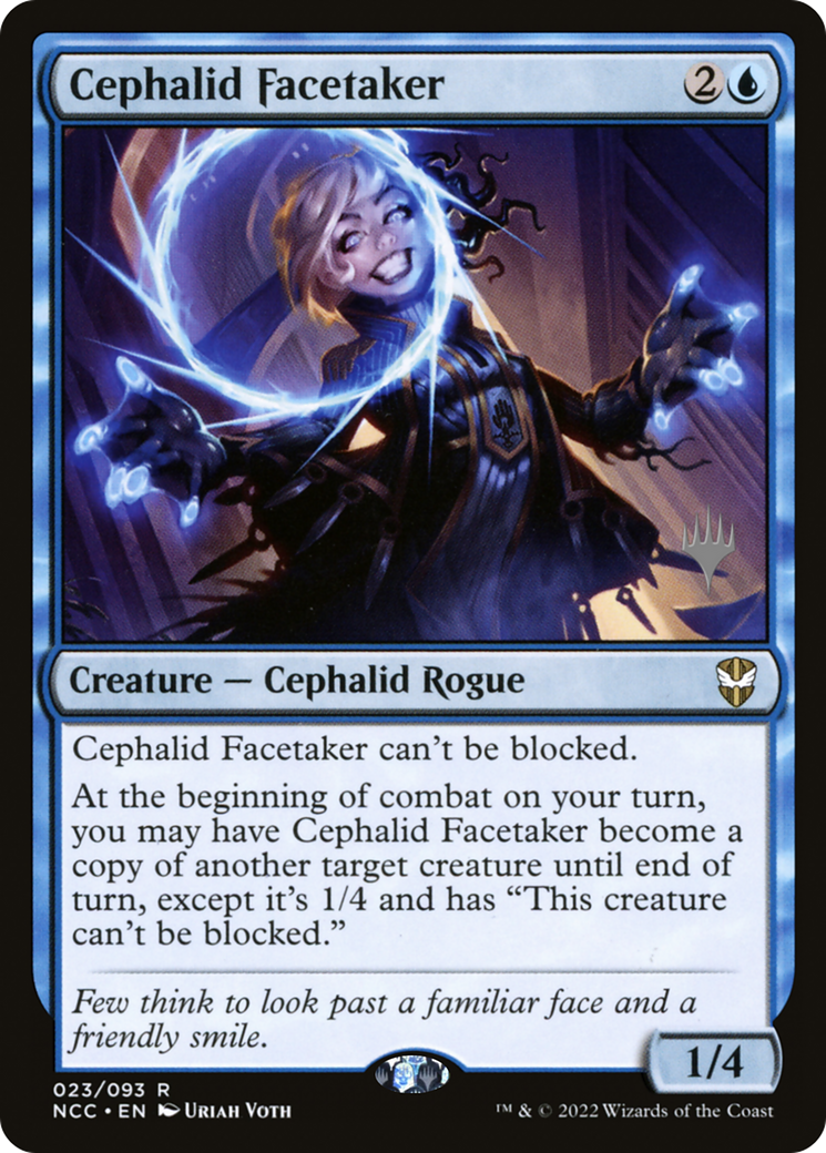 Cephalid Facetaker (PPSNC-023) [New Capenna Commander Promos] Foil MTG Single Wizards of the Coast