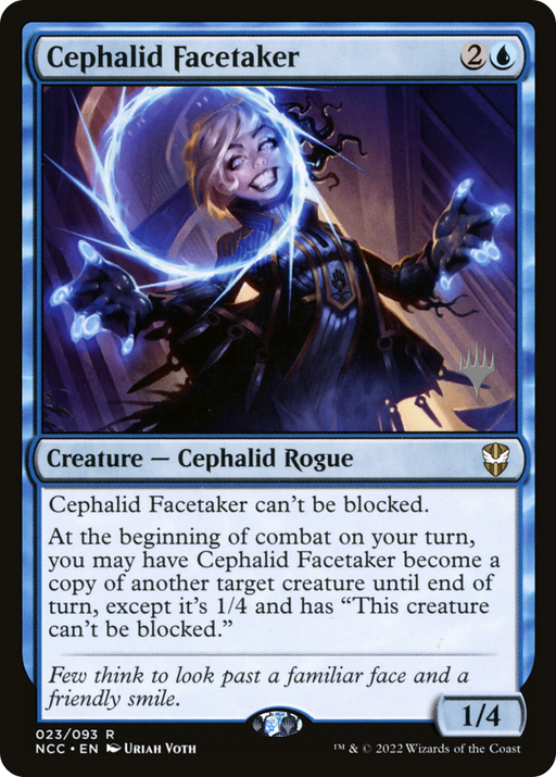 Cephalid Facetaker (PPSNC-023) [New Capenna Commander Promos] Foil MTG Single Wizards of the Coast