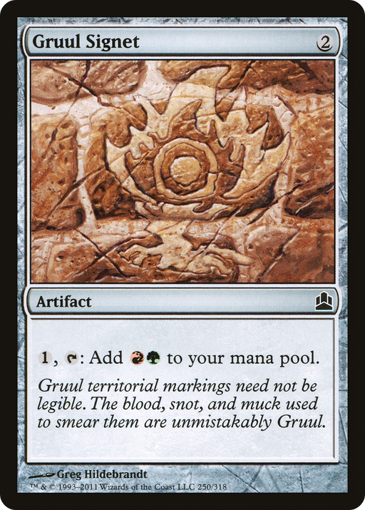 Gruul Signet (CMD-250) [Commander 2011] MTG Single Wizards of the Coast
