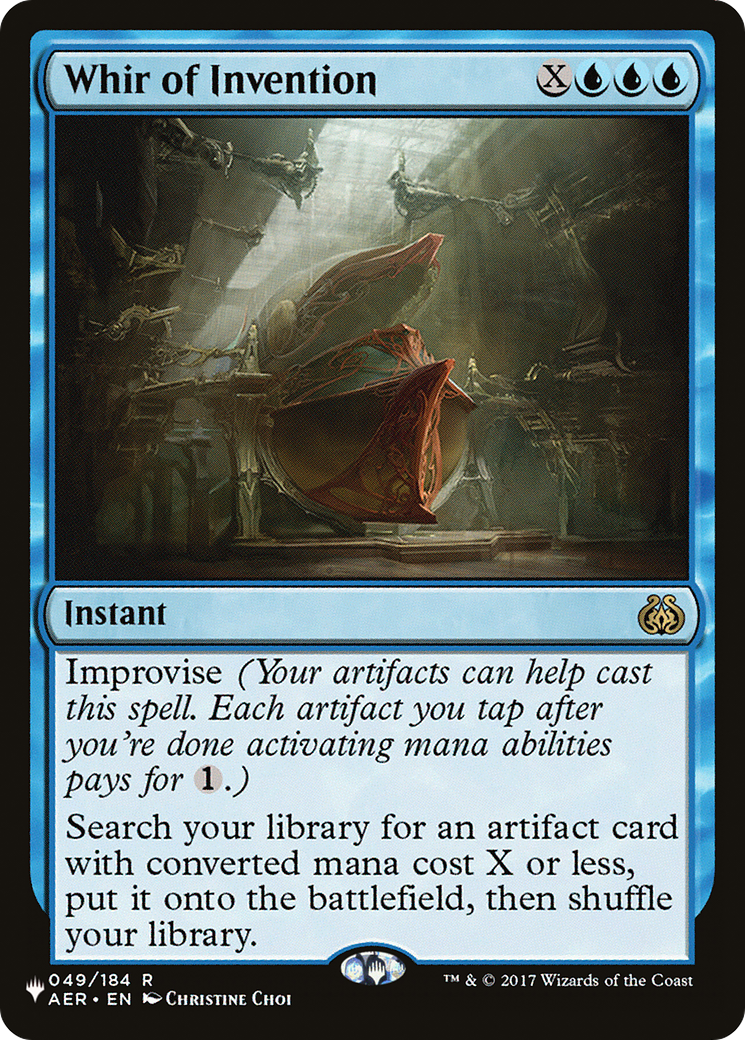Whir of Invention (PLST-AER-49) [Mystery Booster] The List MTG Single Wizards of the Coast