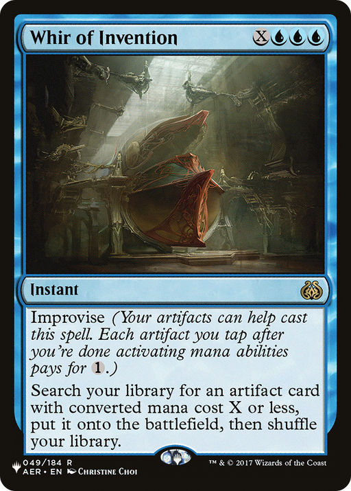 Whir of Invention (PLST-AER-49) [Mystery Booster] The List MTG Single Wizards of the Coast