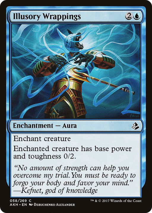 Illusory Wrappings (AKH-058) [Amonkhet] Foil MTG Single Wizards of the Coast
