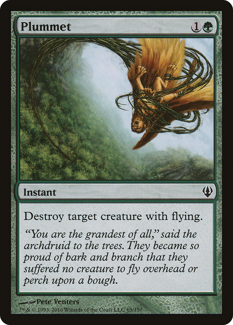 Plummet (ARC-065) [Misc] Archenemy MTG Single Wizards of the Coast