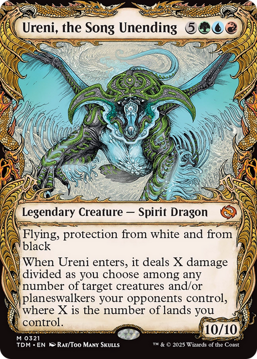 Ureni, the Song Unending (Showcase) (TDM-321) [Tarkir: Dragonstorm] MTG Single Wizards of the Coast