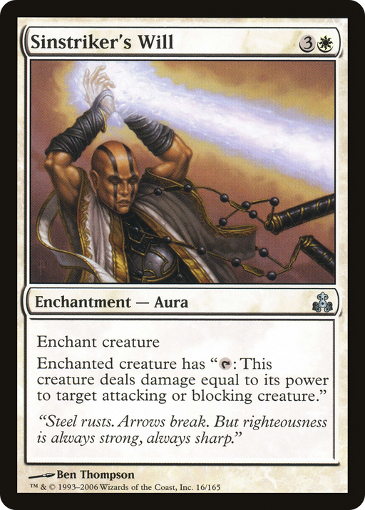 Sinstriker's Will (GPT-016) [Guildpact] MTG Single Wizards of the Coast