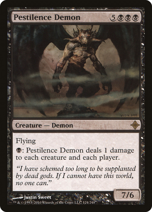 Pestilence Demon (ROE-124) [Rise of the Eldrazi] MTG Single Wizards of the Coast
