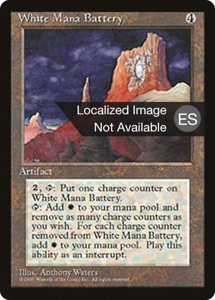 White Mana Battery (4BB-357) [Fourth Edition Foreign Black Border] MTG Single Wizards of the Coast