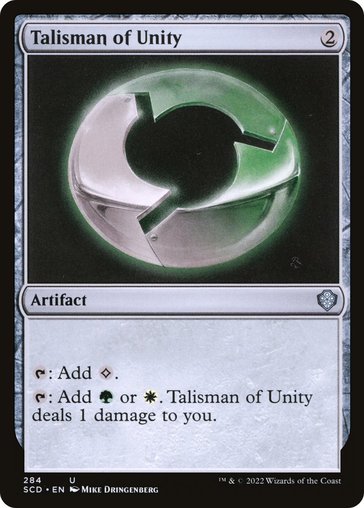 Talisman of Unity (SCD-284) [Starter Commander Decks] MTG Single Wizards of the Coast