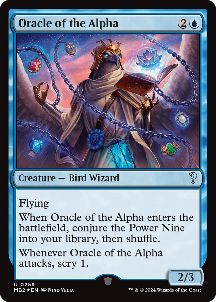 Oracle of the Alpha (MB2-259) [Mystery Booster] Mystery Booster 2 Foil MTG Single Wizards of the Coast