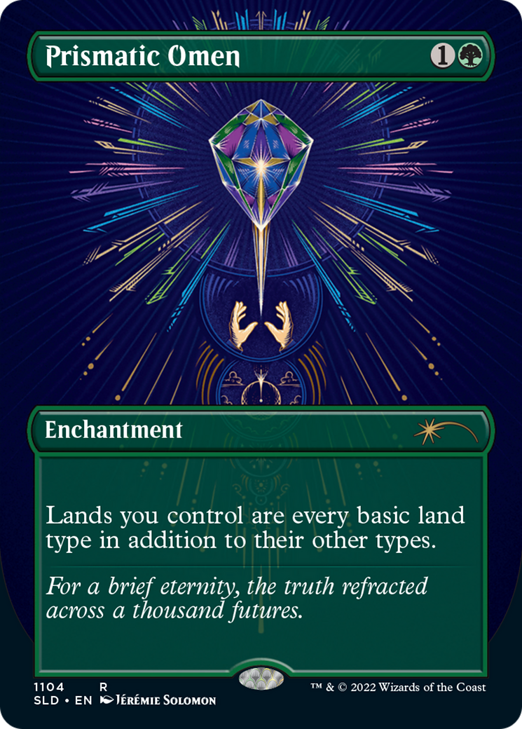 Prismatic Omen (SLD-1104) [Secret Lair] Drop (Borderless) MTG Single Wizards of the Coast