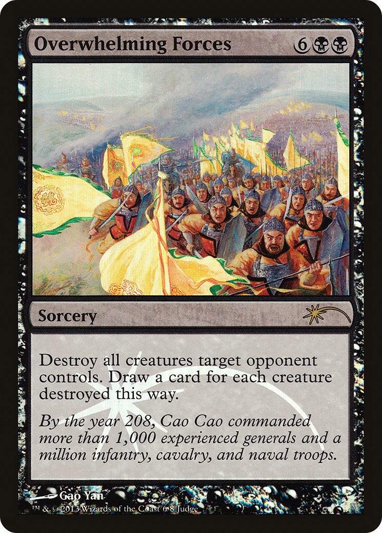 Overwhelming Forces (JDG-006) [Misc] Judge Gift Cards 2013 Foil MTG Single Wizards of the Coast
