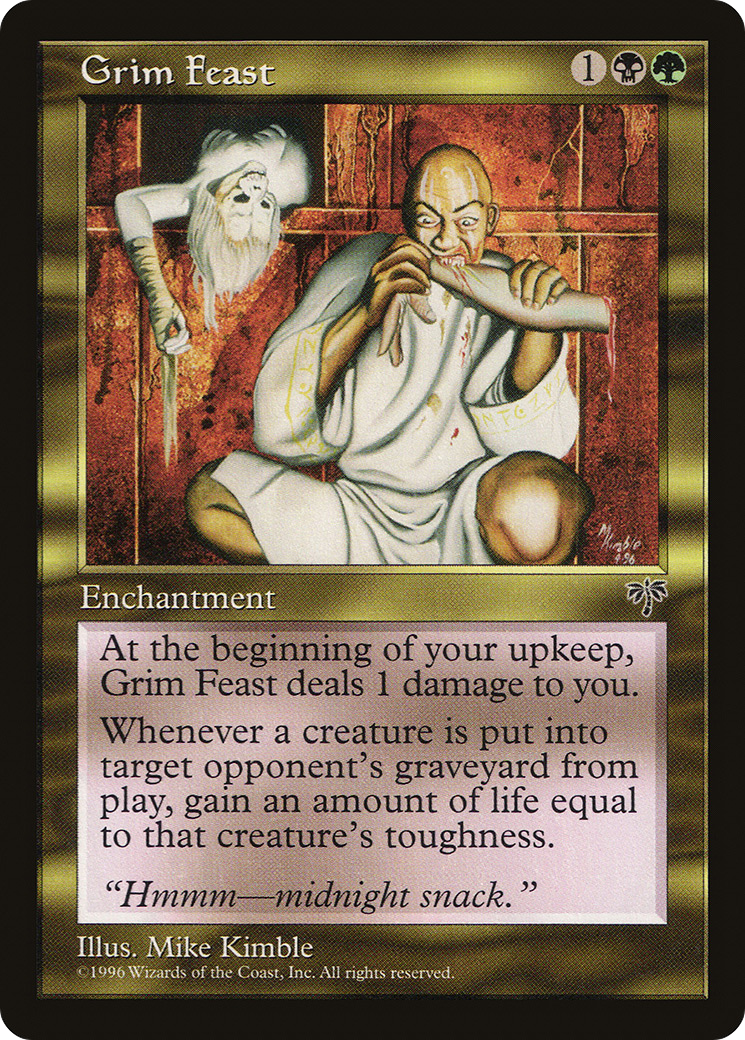 Grim Feast (MIR-) [Mirage] MTG Single Wizards of the Coast