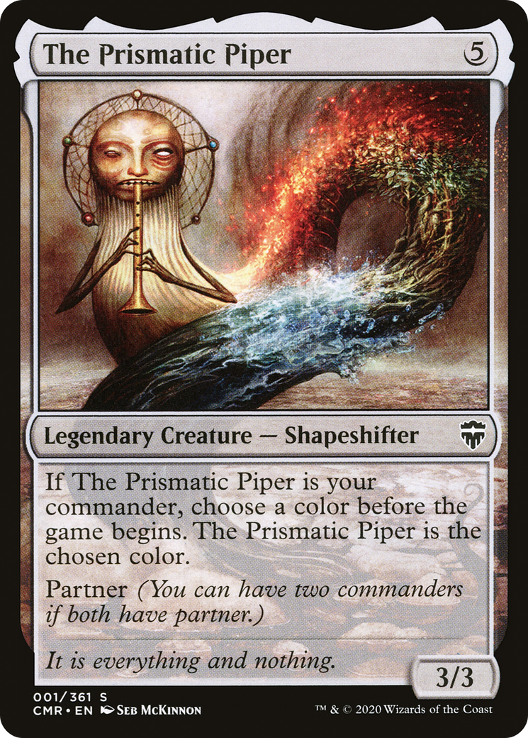 The Prismatic Piper (CMR-001) [Commander Legends] Foil MTG Single Wizards of the Coast