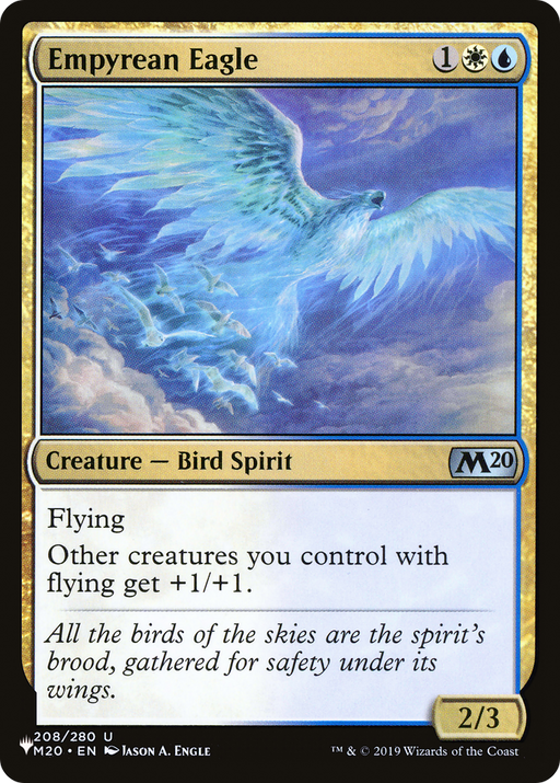 Empyrean Eagle (LIST-M20-208) [Mystery Booster] The List MTG Single Wizards of the Coast