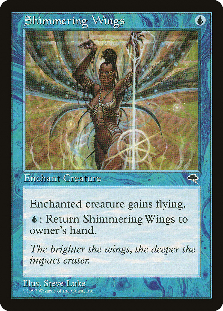 Shimmering Wings (TMP-087) [Tempest] MTG Single Wizards of the Coast