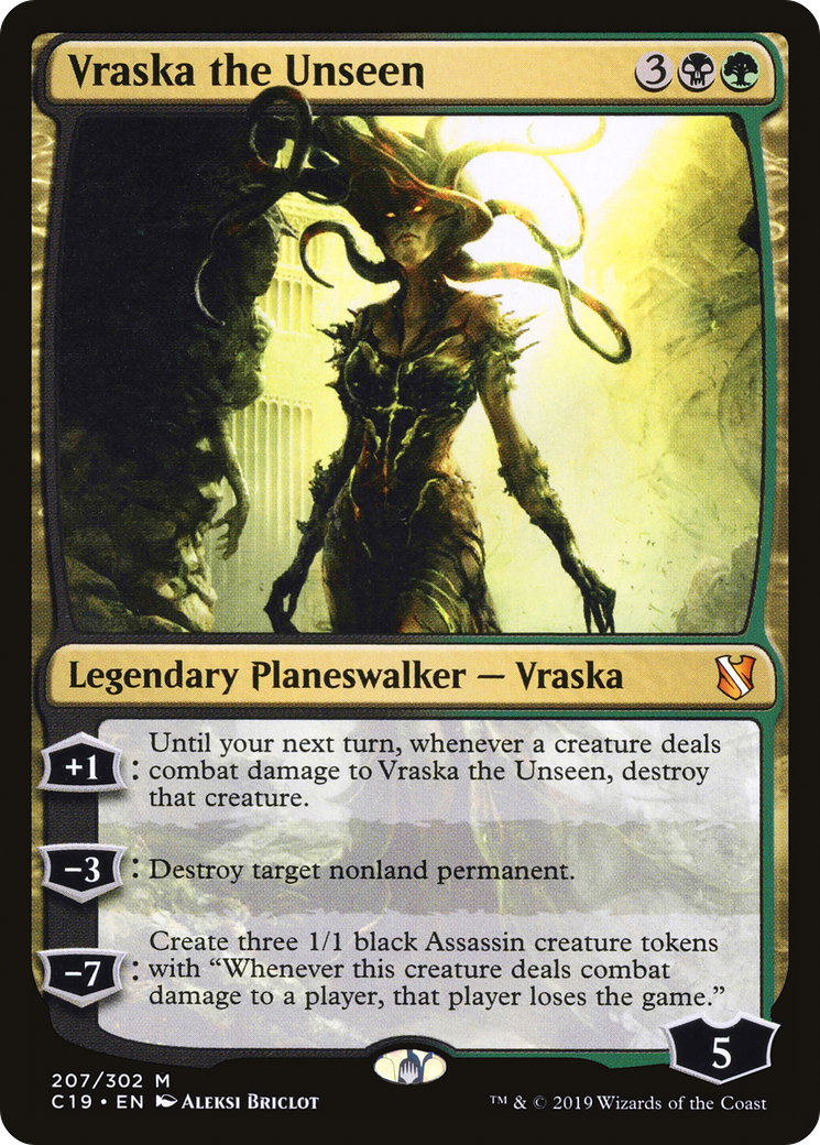 Vraska the Unseen (C19-207) [Commander 2019] MTG Single Wizards of the Coast